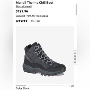 Merrell Thermo Chill Boot Winter Hiking Boots